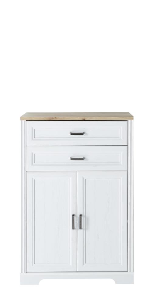 Aktenschrank Jasmin in Pinie hell - 86x127x38cm (BxHxT) Bild 1