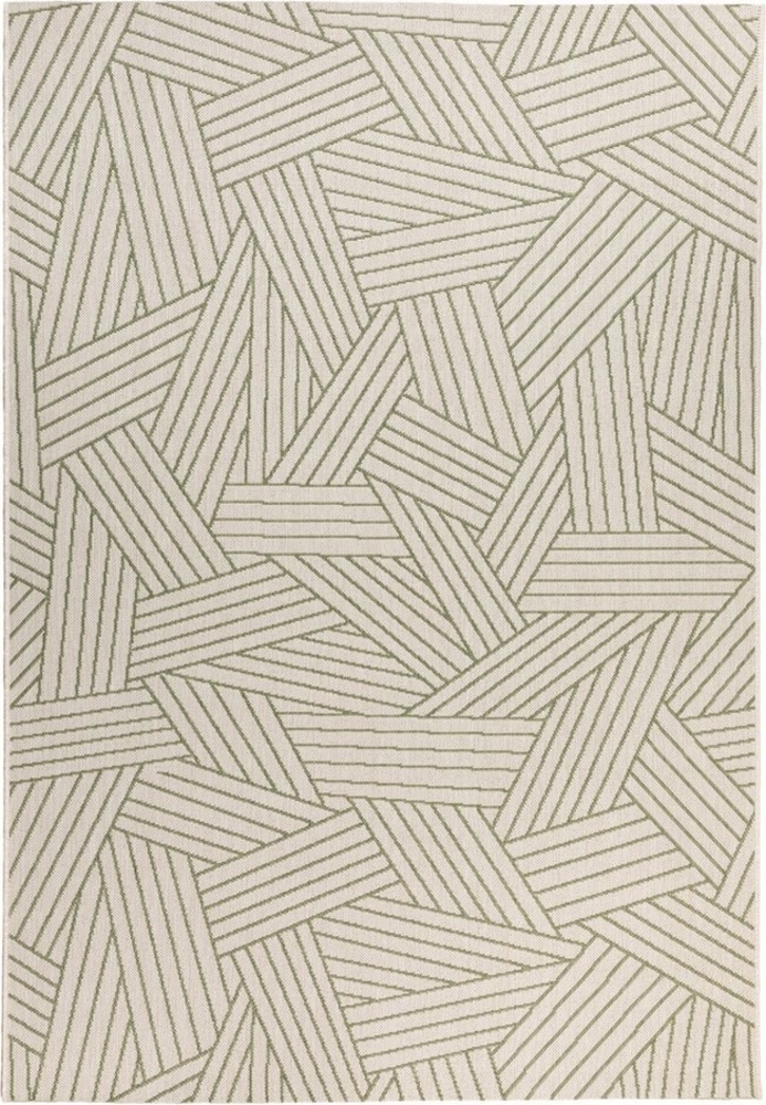 In- und Outdoorteppich Öland - Kristall, Farbe: Beige Grün, Größe: 80x150 cm Bild 1