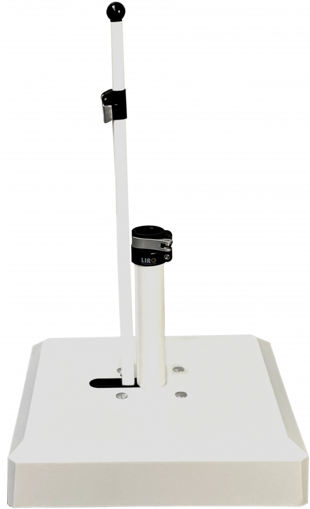 Liro Schirmständer Colour Edition Alu -Vario 65, 55 x 55 cm weiß CE-K65-W Bild 1