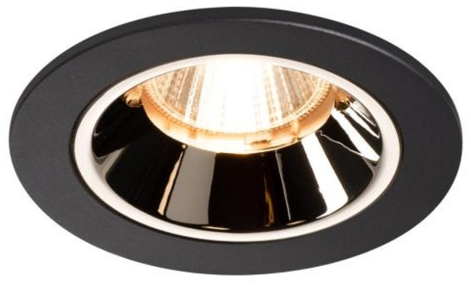 SLV 1003777 NUMINOS DL S LED Deckeneinbauleuchte schwarz chrom 2700K 55° Bild 1