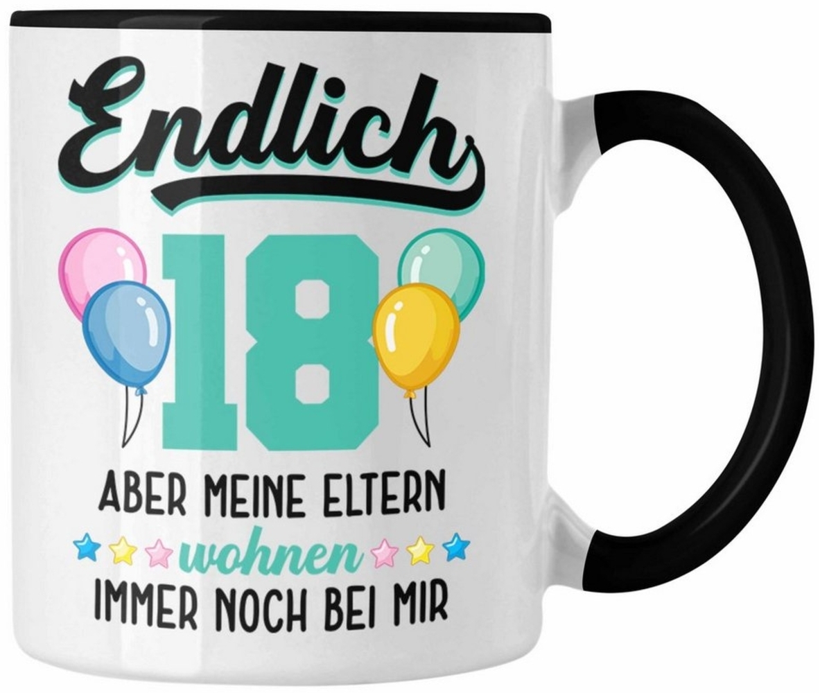 Trendation Tasse Trendation - 18. Geburtstag Tasse Geschenk Mädchen Jungen Geschenkidee Lustig Spruch 18 Geschenke Geschenkideen zum 18 Bday 18er Erwachsen Bild 1