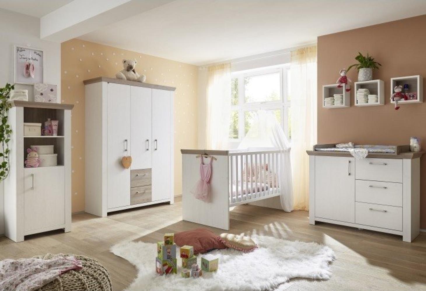 Babyzimmer New York 6 teiliges in Eiche San Remo von Mäusbacher Bild 1