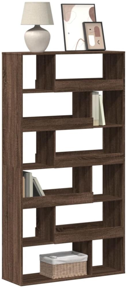 vidaXL Bücherregal Braun Eichen-Optik 100 x 33 x 187,5 cm Holzwerkstoff 3309354 Bild 1