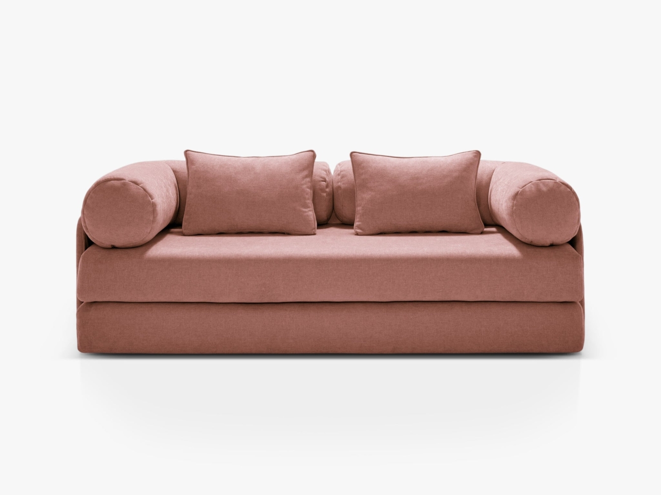 Micadoni Sofa Dreamy 3-Sitzer Strukturierter Stoff Liberty Rosa Bild 1
