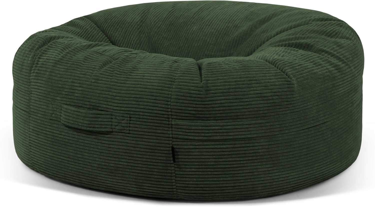 Sitzsack ‘Roll 135‘, Bezugstoff - Waves, 100% Polyester, Forest, 50x135x135 cm. Bild 1