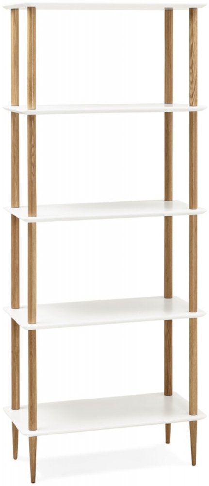 Designer-Regal RACK | Einfaches Regal im skandinavischen Stil, bestehend aus 5 Ablagebrettern | 80 x 40 x 180 cm Kadima Design Bild 1