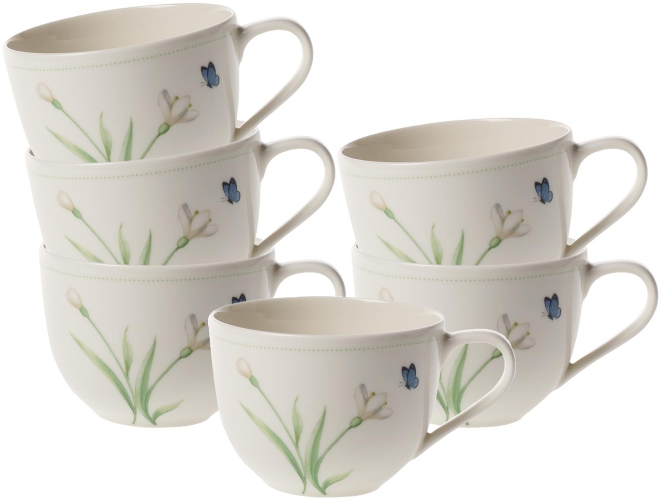 Villeroy & Boch Colourful Spring Kaffeetasse 230 ml 6er Set - DS Bild 1