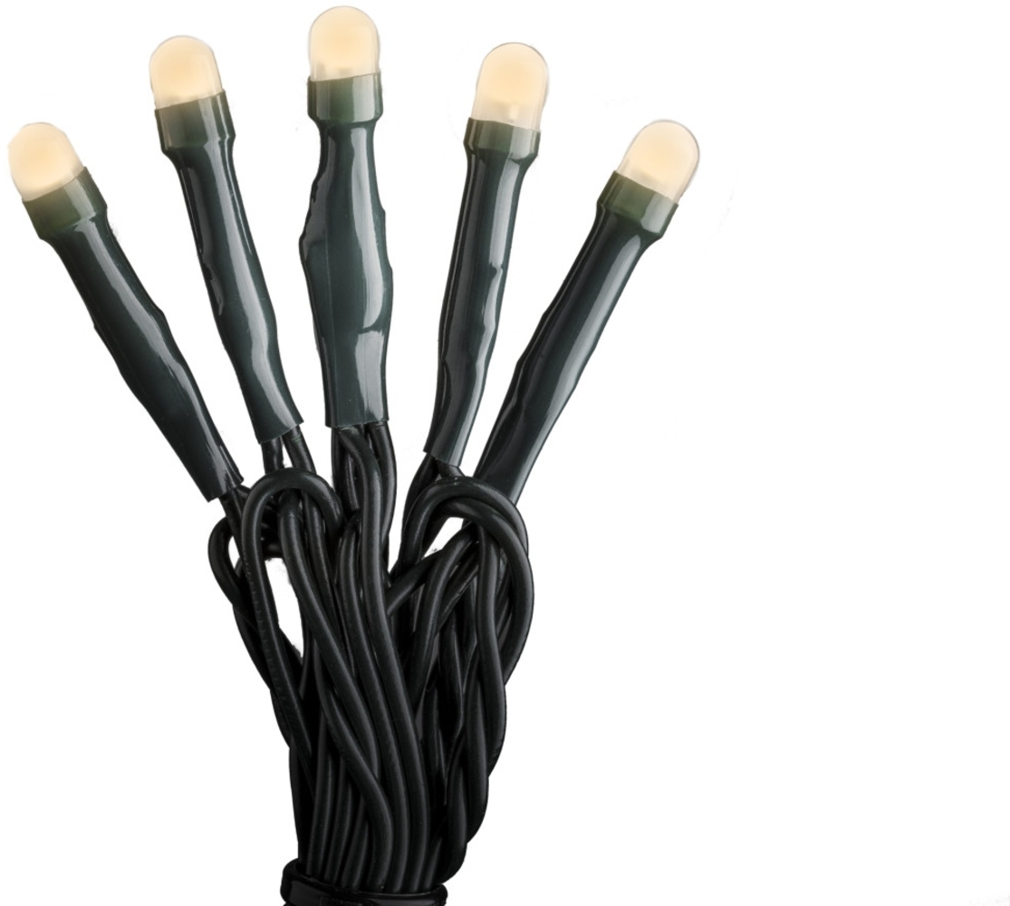 Konstsmide Micro LED Lichterkette gefrostet Innen 10 bernsteinfarbene Dioden 3,6 m Bild 1