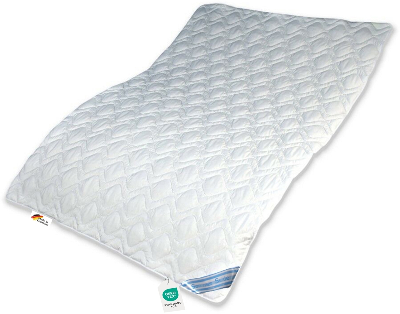 Wildseide Seide Baumwolle Sommerbett Sommerdecke Bettdecke 200x200 MS Bild 1