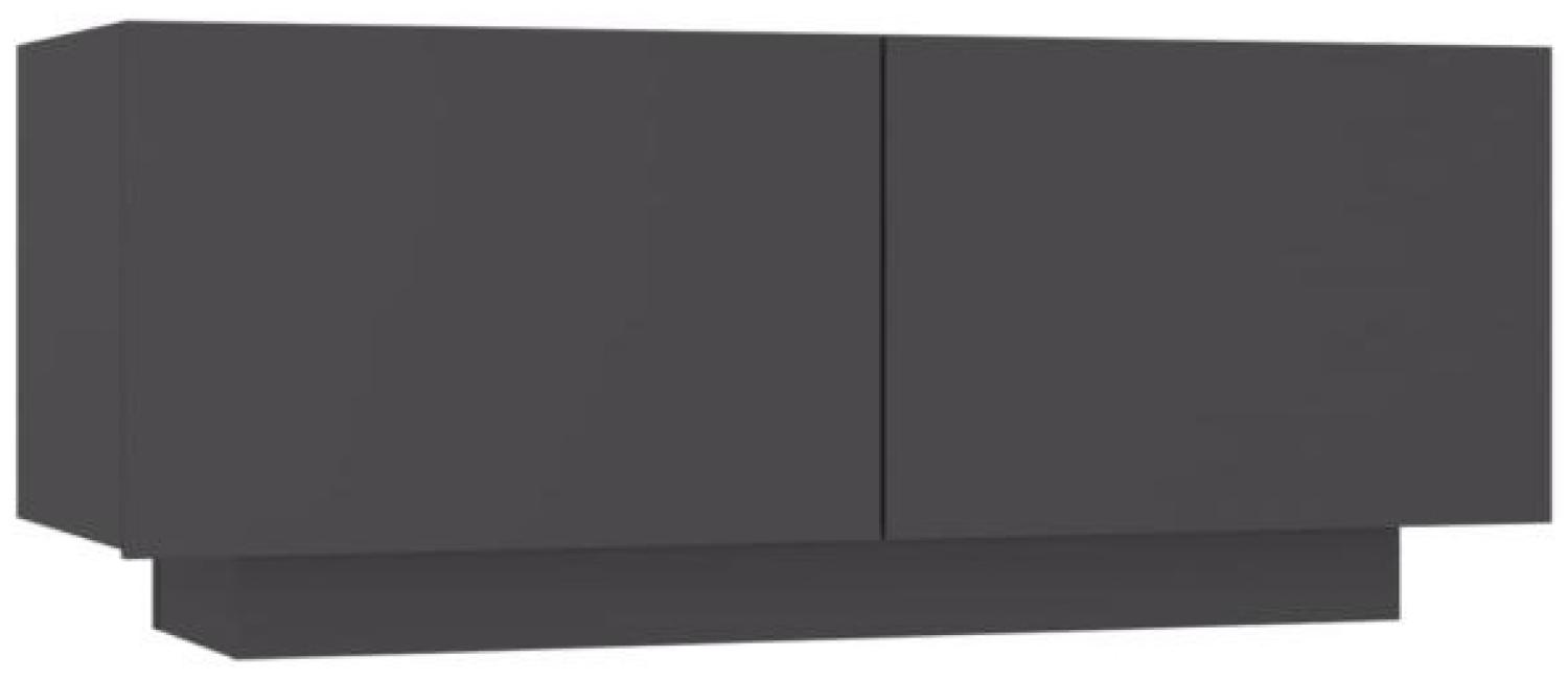 vidaXL TV-Schrank Grau 100x35x40 cm Spanplatte Bild 1