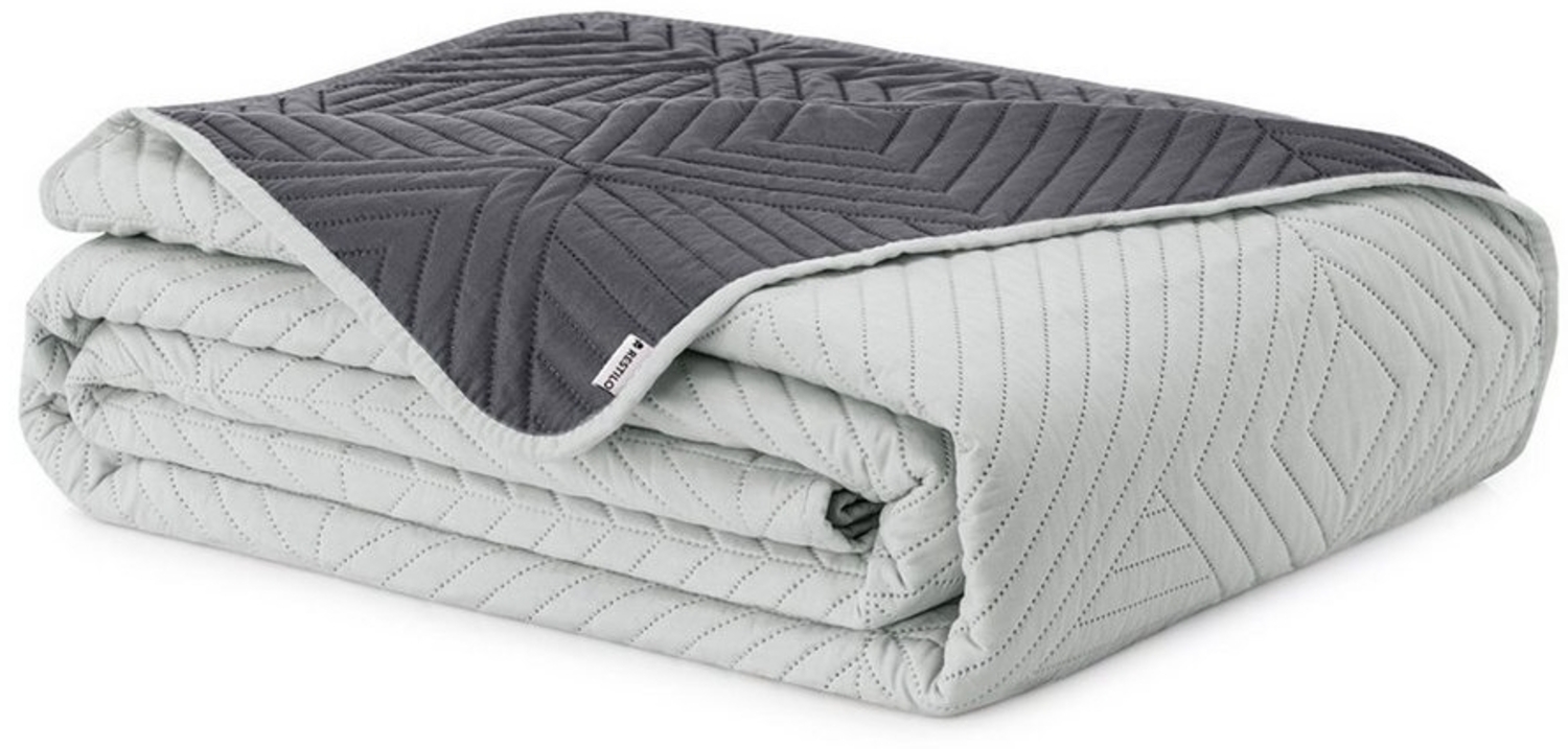 AmeliaHome Tagesdecke Tagesdecke Wohndecke Bettüberwurf Wendedesign leichte Allzweckdecke, Steppdecke Bild 1