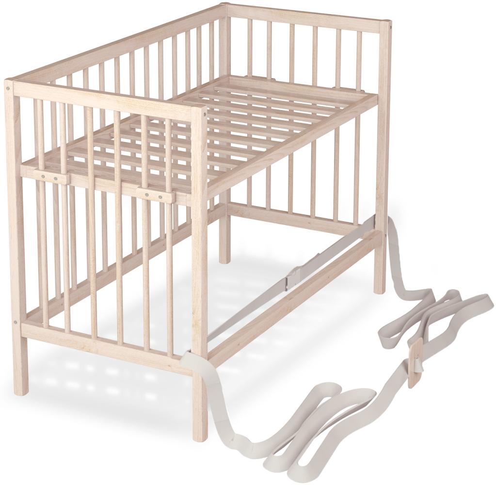 Baby Beistellbett Dreamy 60x120 cm, natur 4 in 1 ohne Umbauseite Bild 1