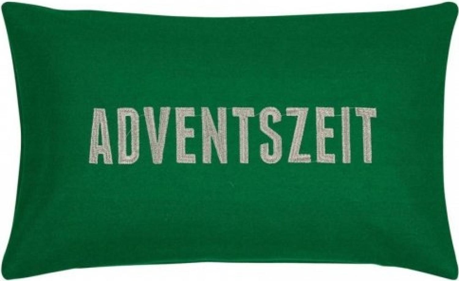 pad Kissenhülle Team Santa Adventszeit Grün Grau (30x50cm) 10459-X133-3050 Bild 1