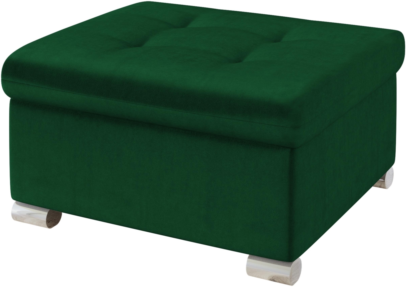 Polsterhocker Niko Klein, Farbe: Magic Velvet 2225 Bild 1