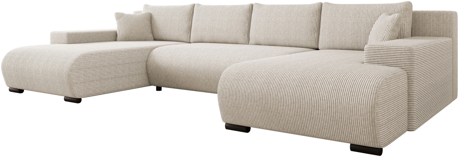 Wohnlandschaft Nojan U Cord (Farbe: Poso 100) Bild 1