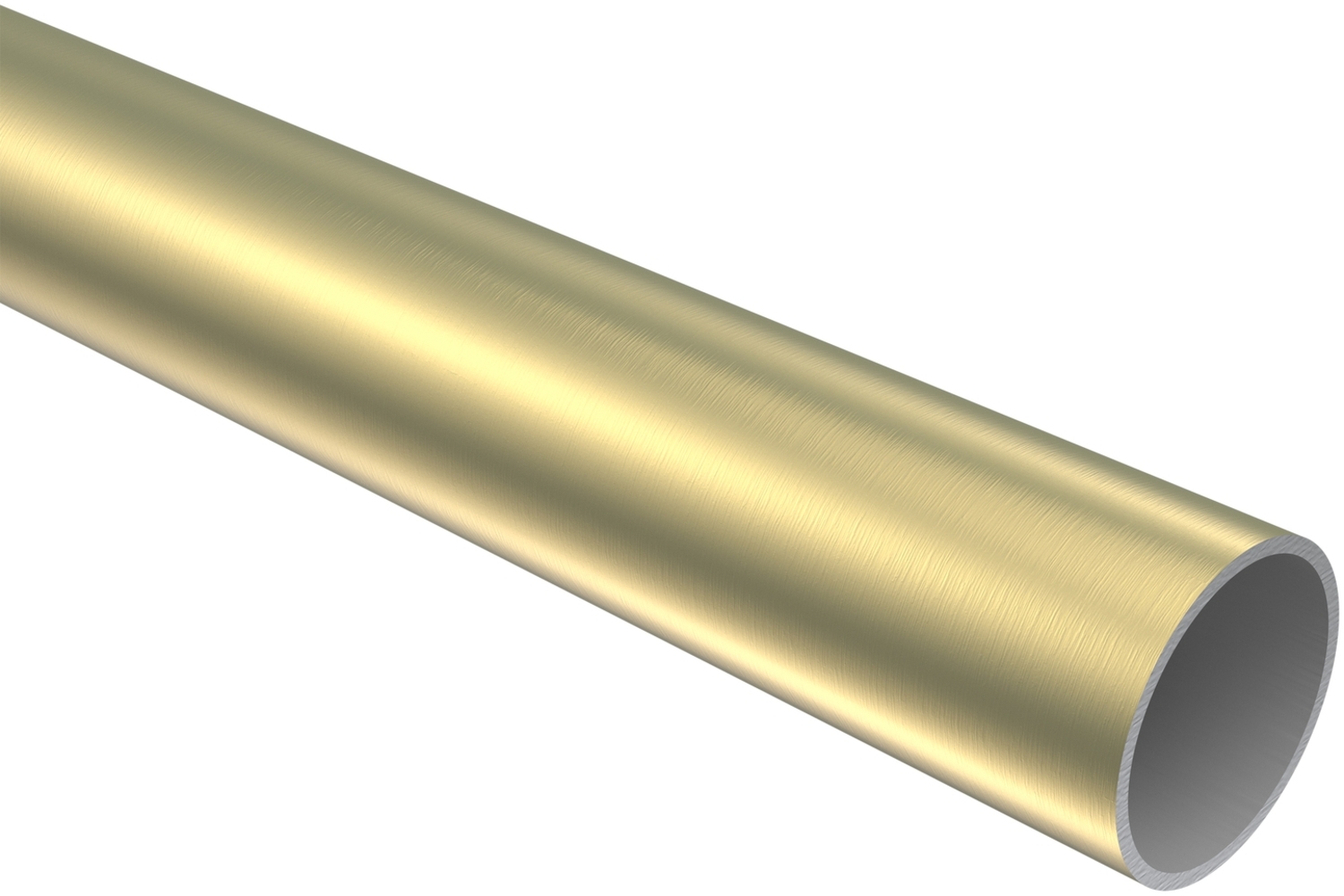Rundrohr 160 cm, 20 mm Ø Messing-Optik Bild 1