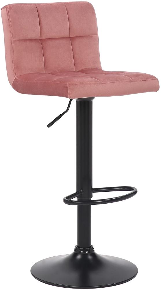 Barhocker Feni Samt pink Bild 1