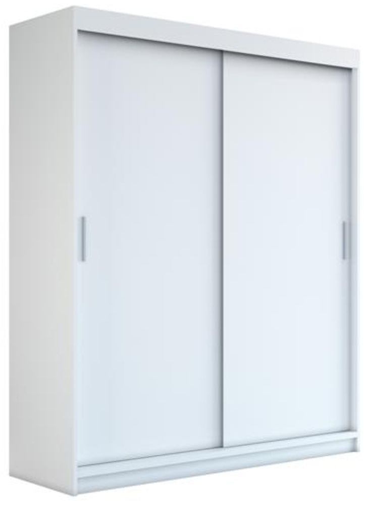Schwebetürenschrank PAX 2-türig Schrank 180 cm (mit Spiegel) Farbe: Weiß Bild 1
