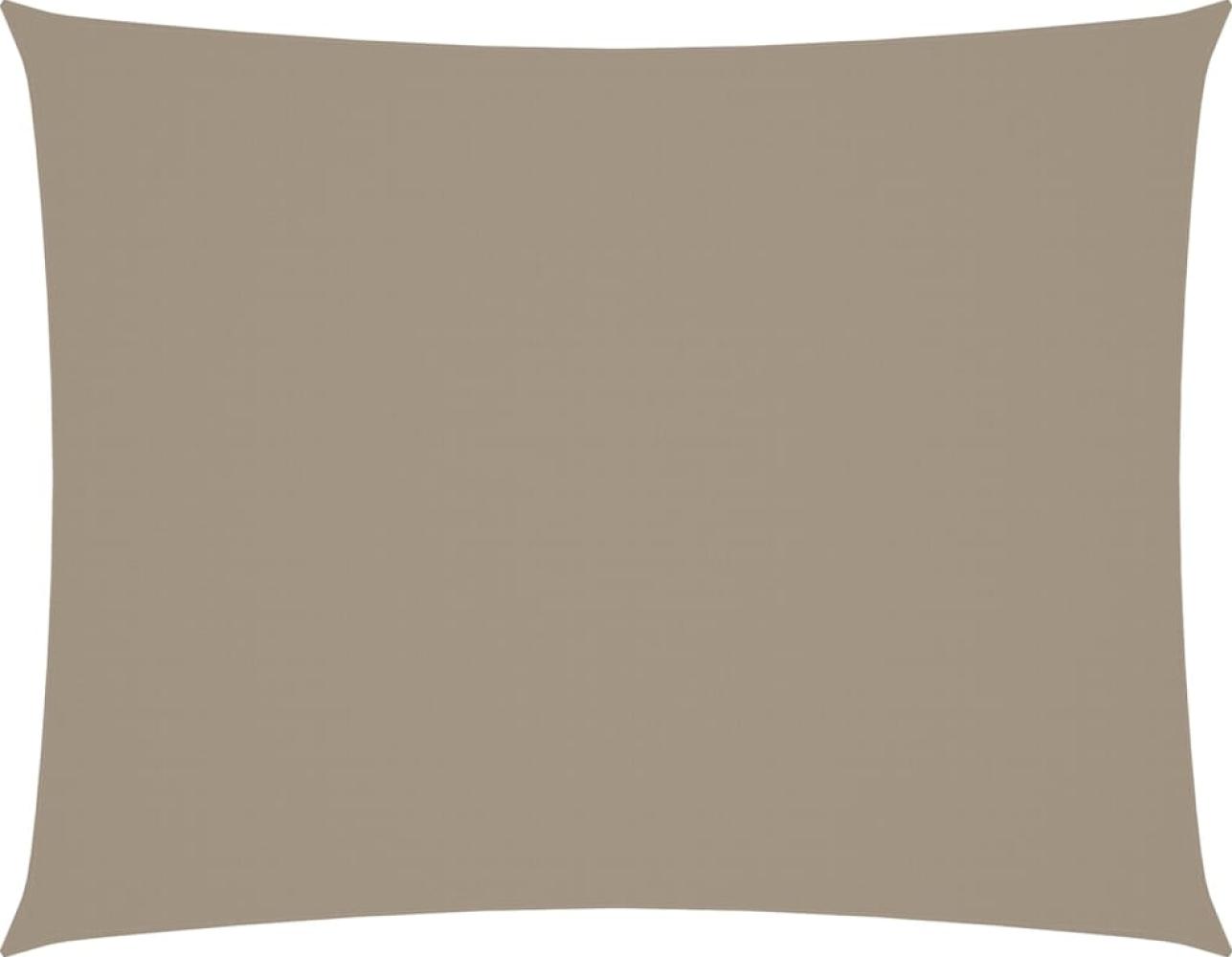 vidaXL Sonnensegel Oxford-Gewebe Rechteckig 4x5 m Taupe 135436 Bild 1