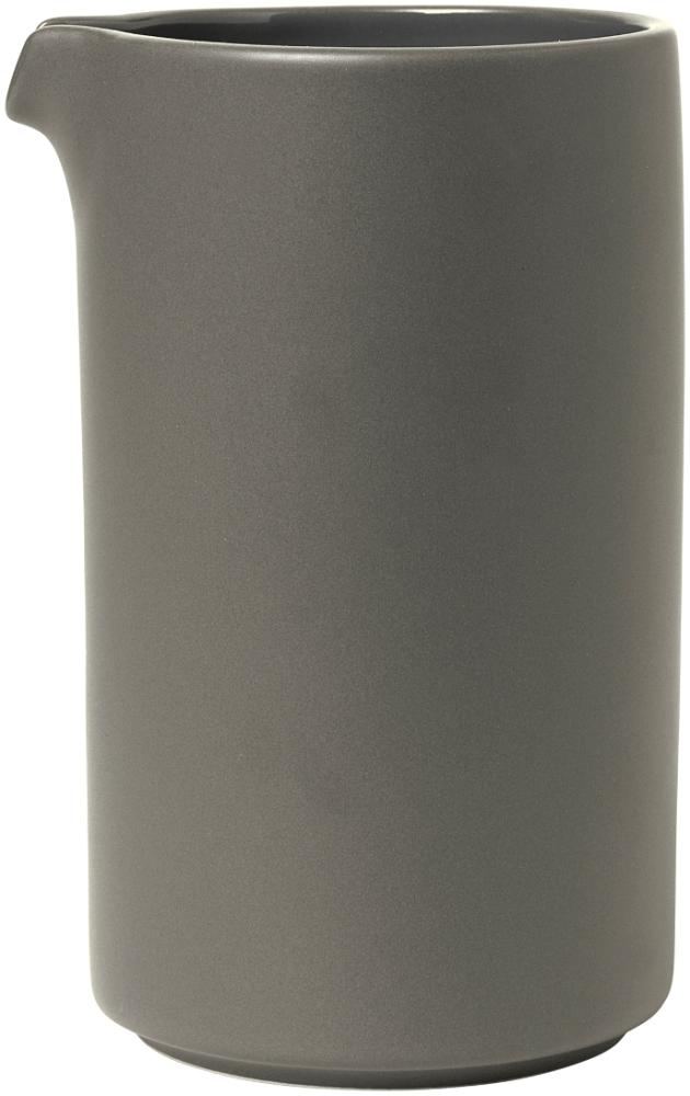 Blomus Pilar Krug, Kanne, Kännchen, Milchkrug, Keramikkrug, Keramik, Pewter, 500 ml, 63970 Bild 1