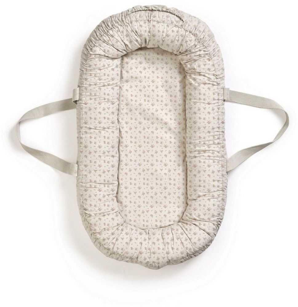 Elodie Details Babynest Kuschelnest Tragbare Babynestchen Neugeborene Kokon für Babys und Säuglinge, Waschbare Reisebett Baby Nestchen 100% Baumwoll 78x45 cm – Autumn Rose Bild 1