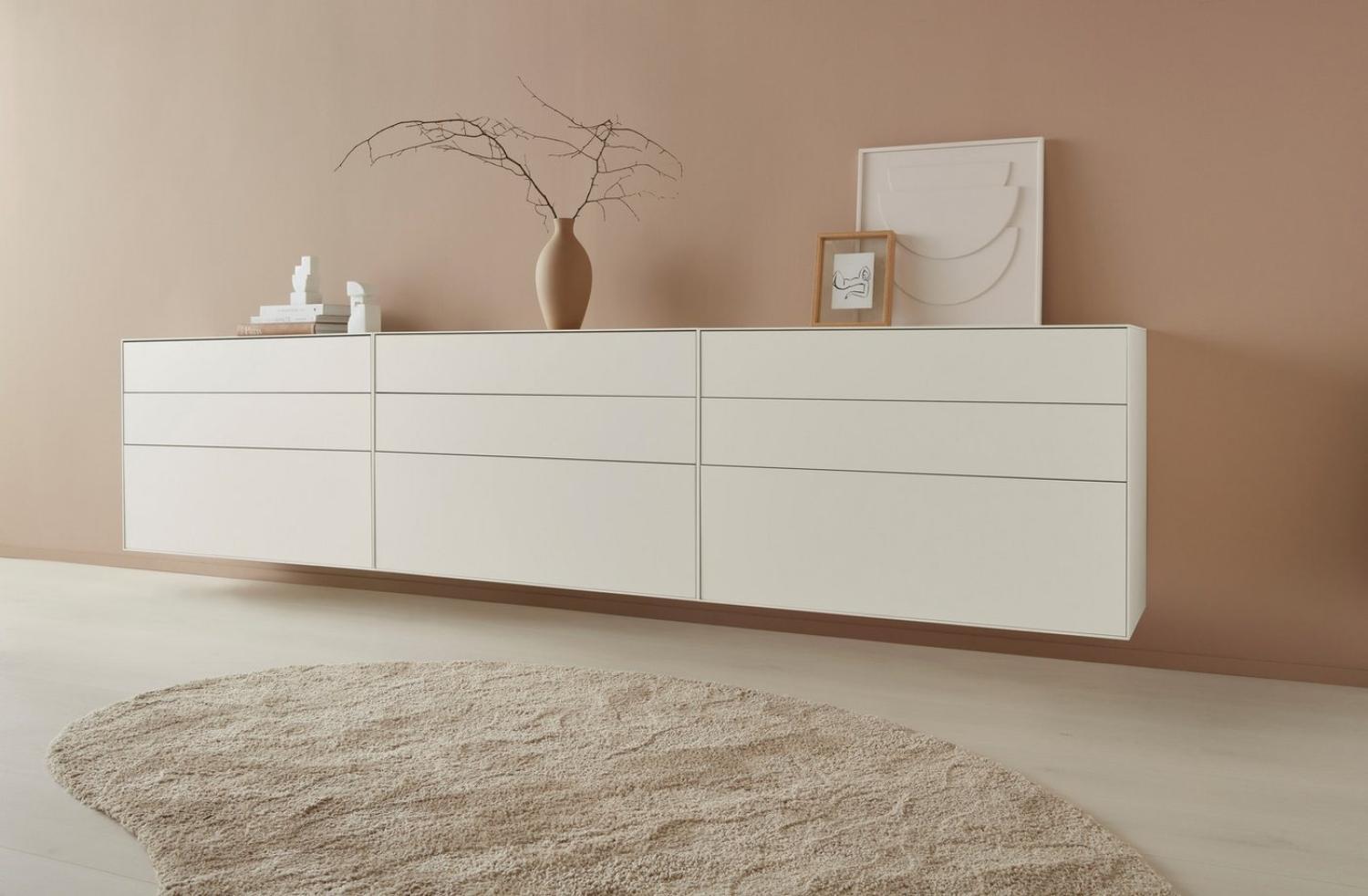 LeGer Home by Lena Gercke Sideboard Essentials (3 St), Breite: 335cm, MDF lackiert, Push-to-open-Funktion Bild 1