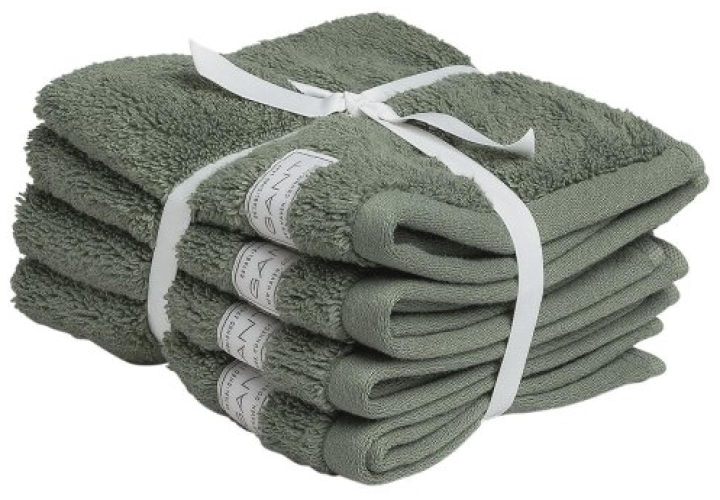 Gant Home Seifentuch Set Gesichtstücher Premium Towel Agave Green (30x30cm) (4-teilig) 852007201-314 Bild 1