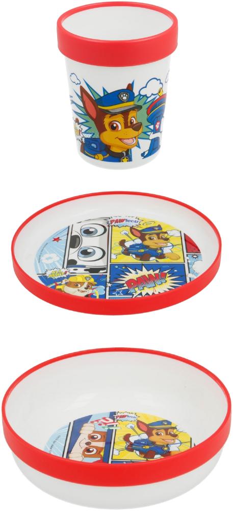 Paw Patrol Mikrowellen Geschirr Set 3 tlg. Bild 1