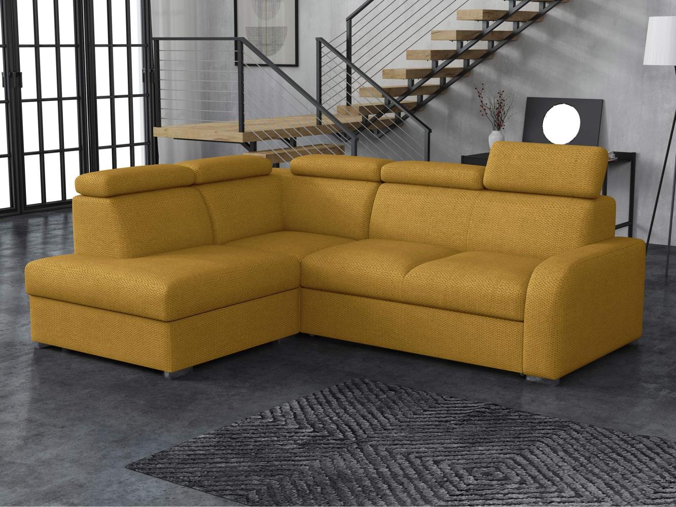 Ecksofa Apollo 2rRLXp mit Einstellbare Kopfstützen (Farbe: Crown 10, Seite: Links LXP+R+2R) Bild 1