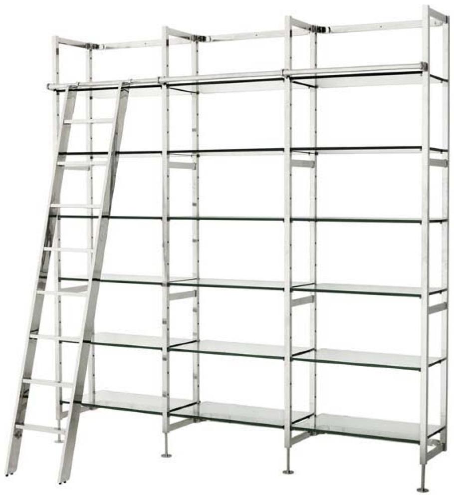 EICHHOLTZ Cabinet Delano stainless Incl. Stairs Bild 1