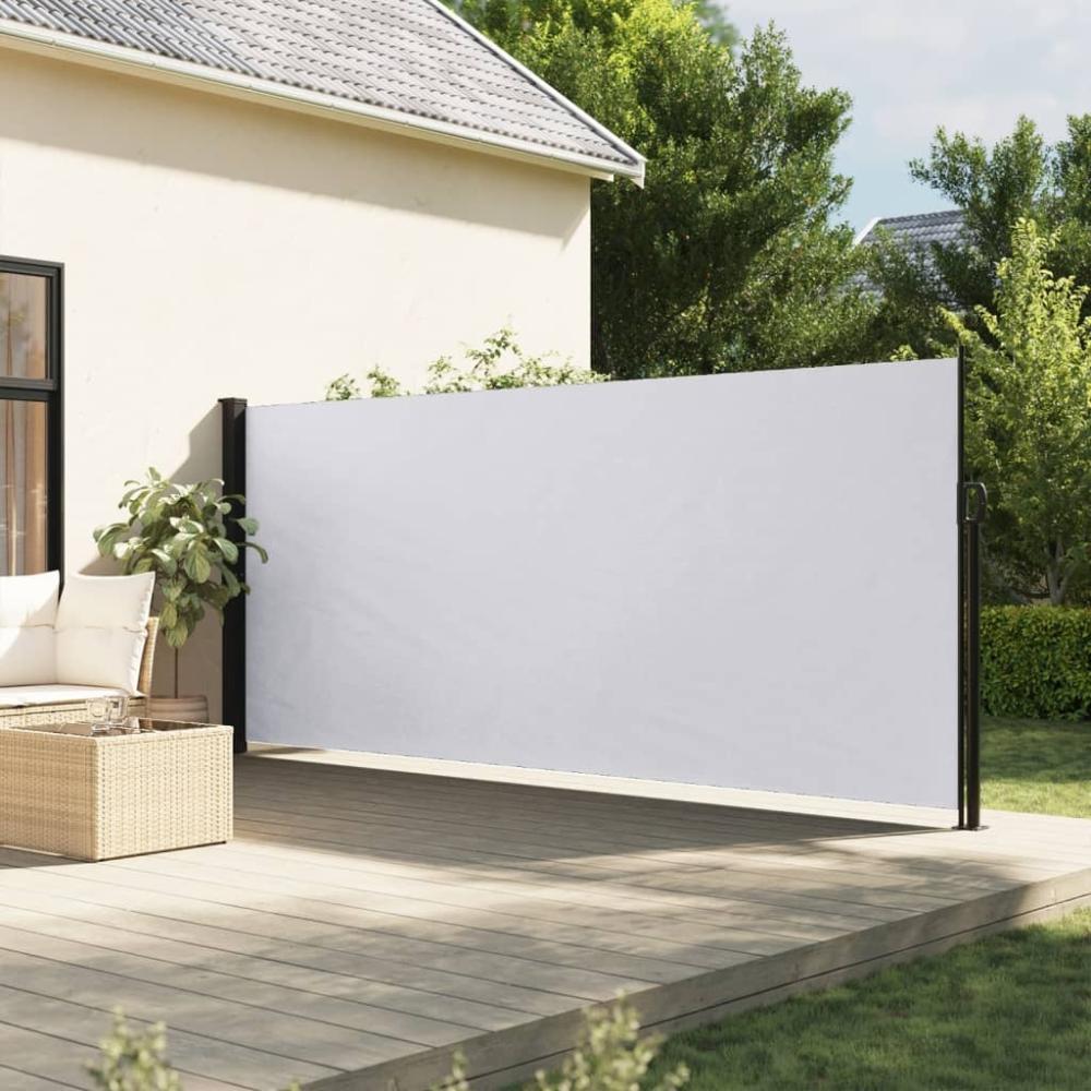 vidaXL Seitenmarkise Ausziehbar Weiß 180x500 cm 4004451 Bild 1