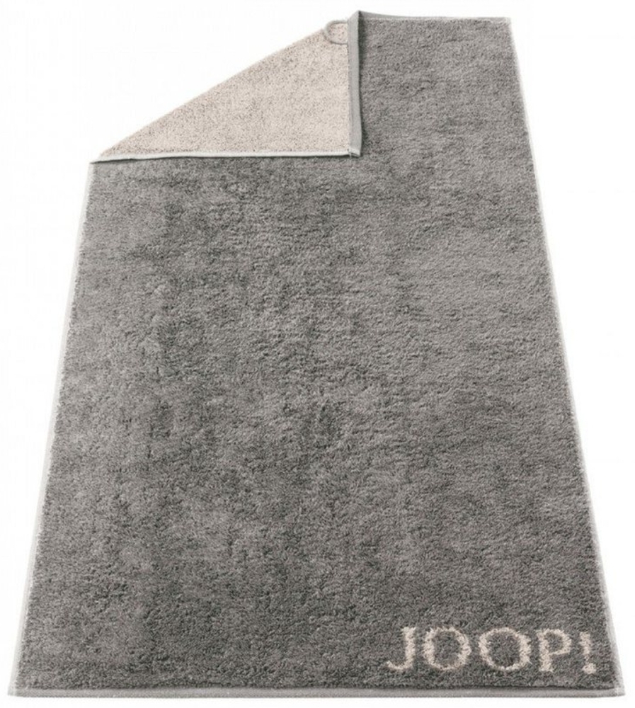 JOOP! Handtuch Waschhandschuh Classic Doubleface Graphit 1600 70, Frottee (1-St), Wendeoptik, Logo, Flauschig, Unifarben Bild 1