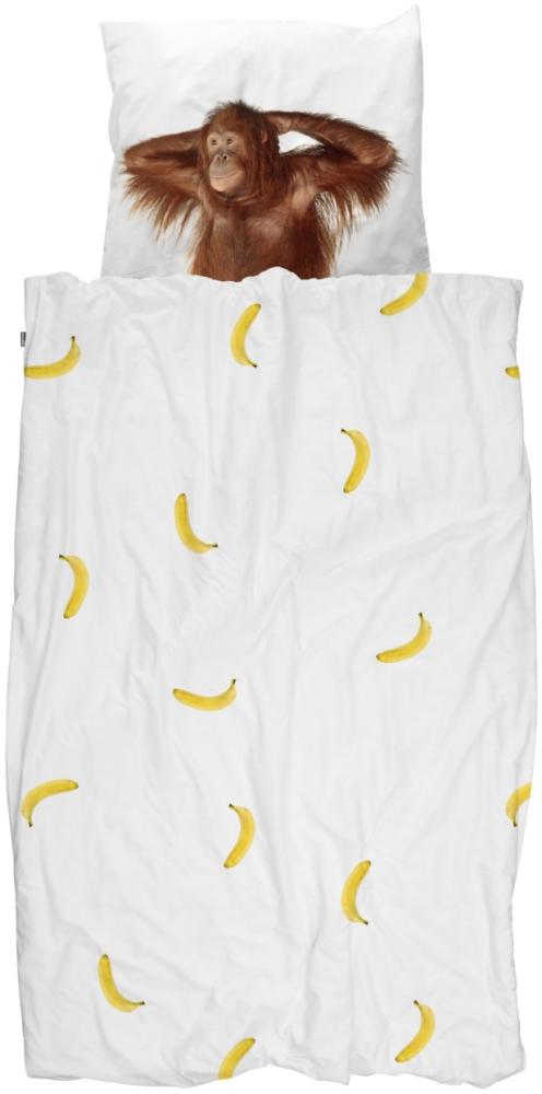 Snurk Bettbezug Banana Monkey, 140 x 200/220 cm - Bild 1