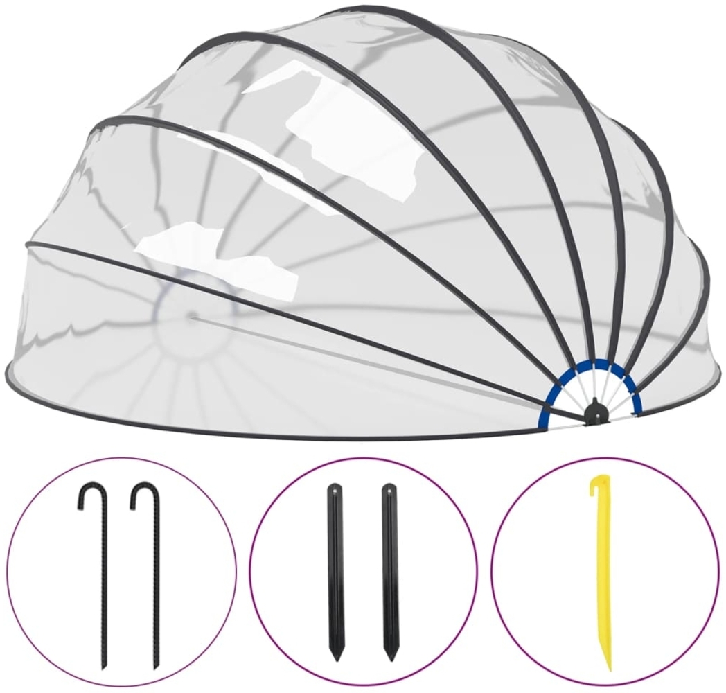 vidaXL Pool-Kuppel 559x275 cm 92798 Bild 1