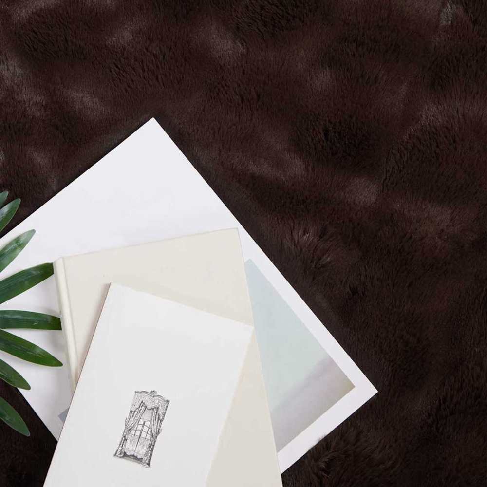 vidaXL Kunstfell Kaninchenfell Decke 4 pcs Kamel 220 x 240 cm 42021799 Bild 1