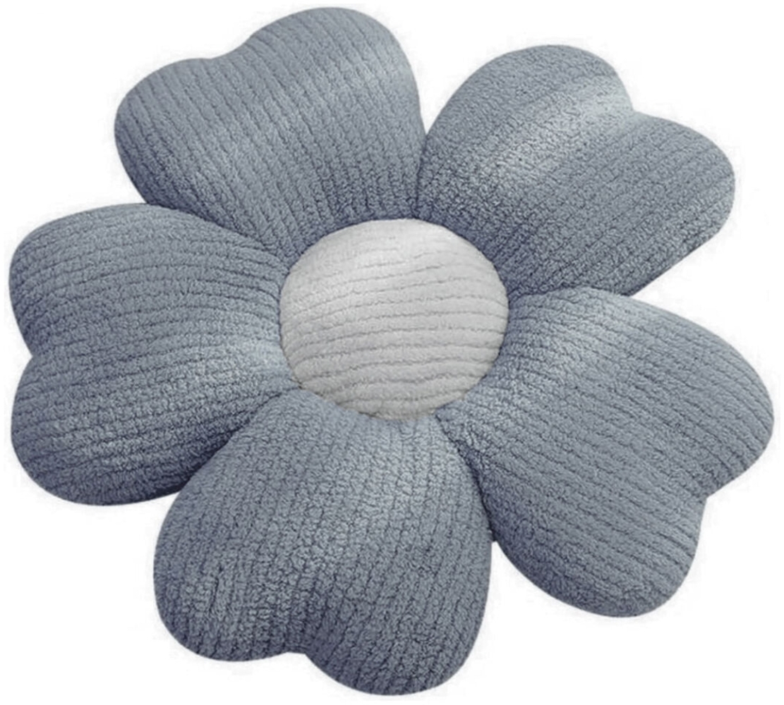 Kissen Versa Grau Blume 48 x 48 cm Bild 1