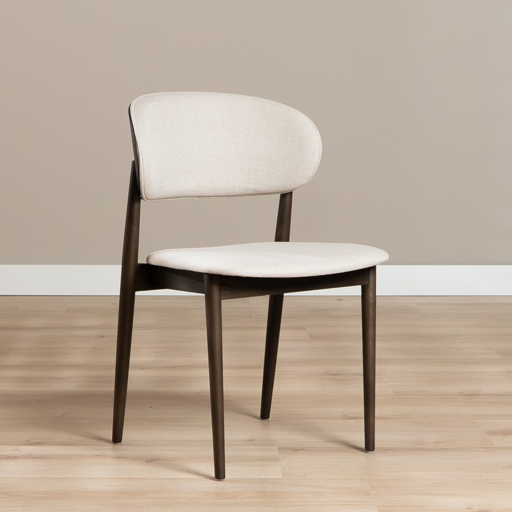 Bronx71 Esszimmerstuhl Bohdi Eiche dunkel / off white Bild 1