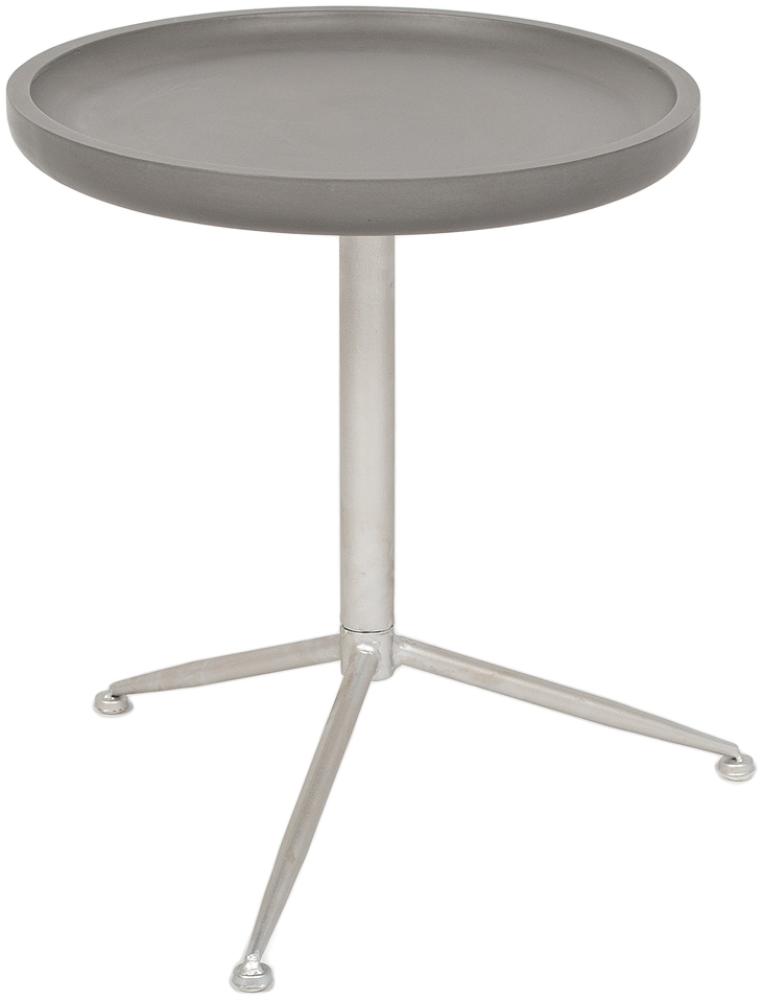 Beistelltisch ATRIUM D39cm Grau Telefontisch Sofatisch Nachttisch Couchtisch MDF Bild 1