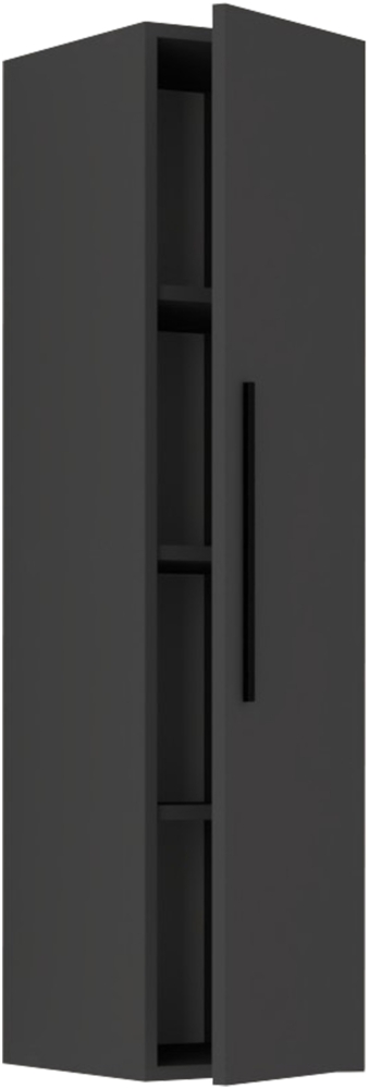 VCM Wandregal Arila 918876 Anthrazit H. 115 x B. 30 x T. 30 cm Bild 1