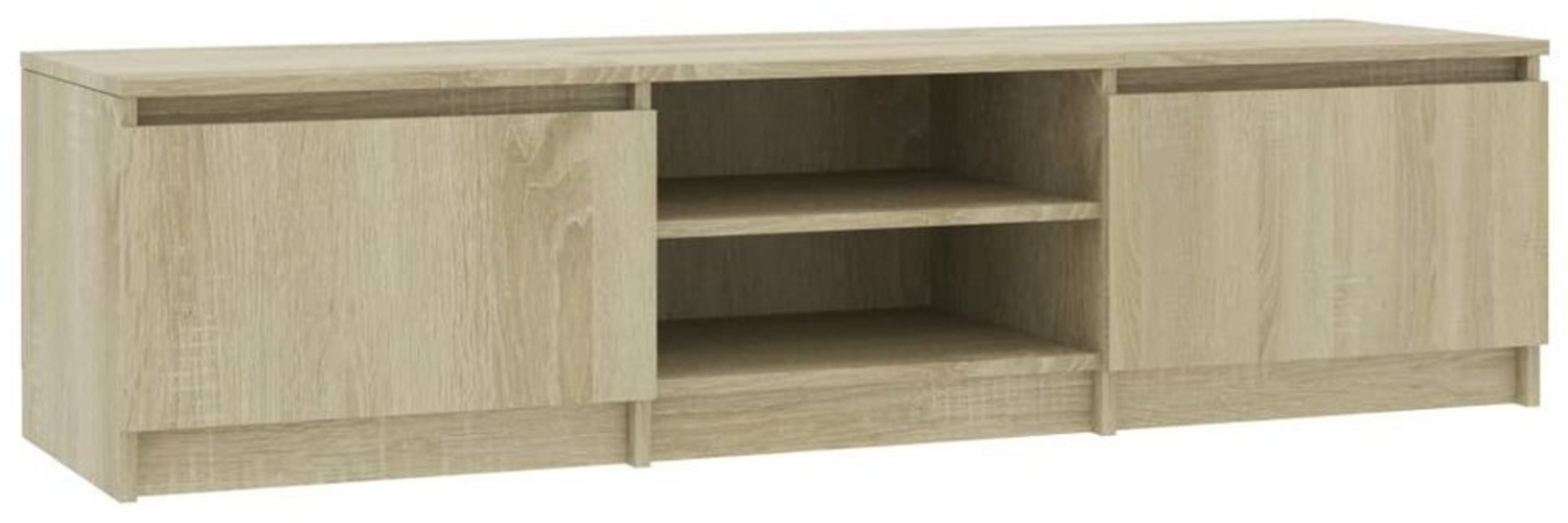 DOTMALL TV-Schrank TV-Schrank Sonoma-Eiche 140 x 40 x 35,5 cm Holzwerkstoff Bild 1