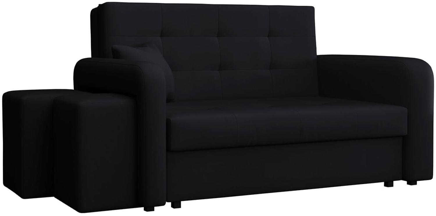 Schlafsofa Viva Home II, Nische für Hocker auf der linken Seite, Farbe: Manila 18 Bild 1