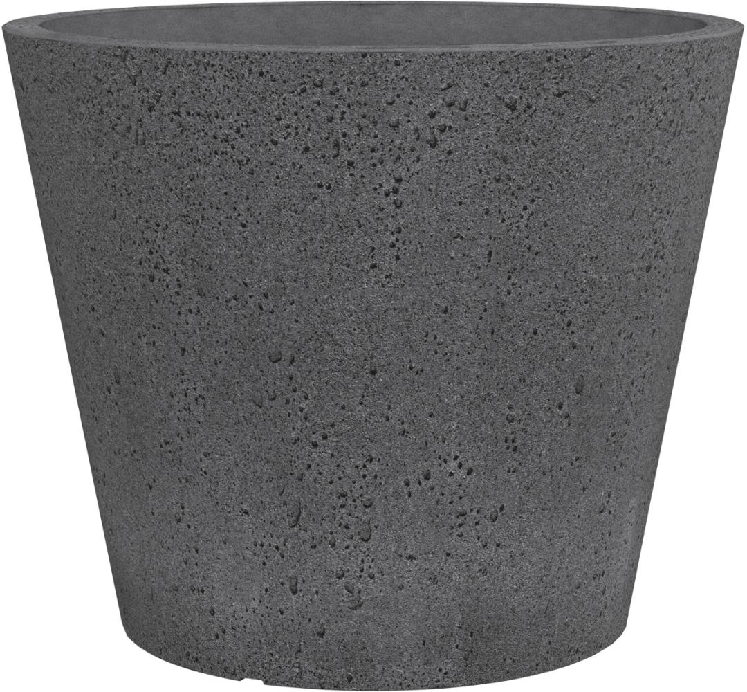 Scheurich Pflanztopf C-Cone Serie 238 schwarz, Beton-Optik Ø 49 cm Bild 1