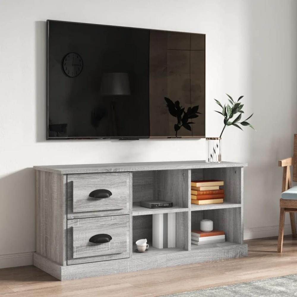 vidaXL TV-Schrank Grau Sonoma 102x35,5x47,5 cm Holzwerkstoff 816182 Bild 1