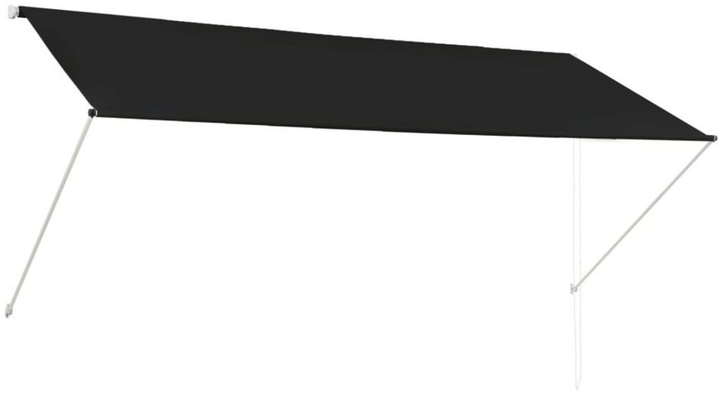 DOTMALL Markise Einziehbare Markise 300×150 cm Anthrazit Bild 1