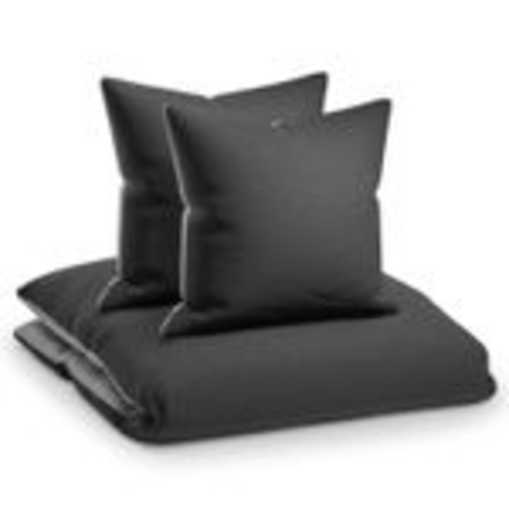 Soft Wonder-Edition Bettwäsche 155x200 cm Dunkelgrau Bild 1