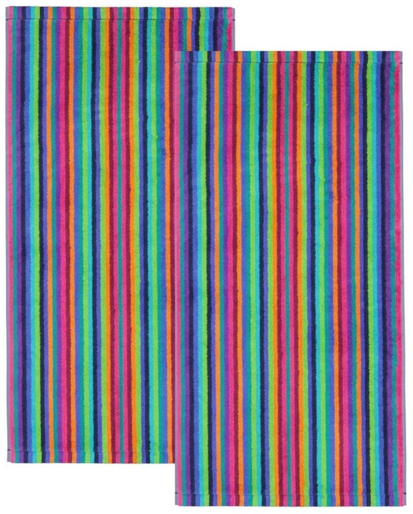 2 Stück Cawö Life Style Handtücher 7048-84 Streifen multicolor 50x100 Bild 1
