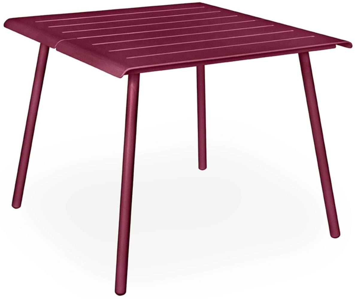 Vapio Outdoortisch Aluminium 90x90x74 cm Beere Bild 1