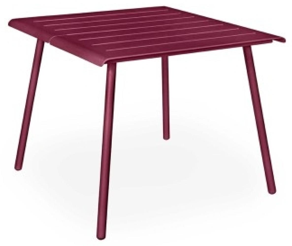 Vapio Outdoortisch Aluminium 90x90x74 cm Beere Bild 1