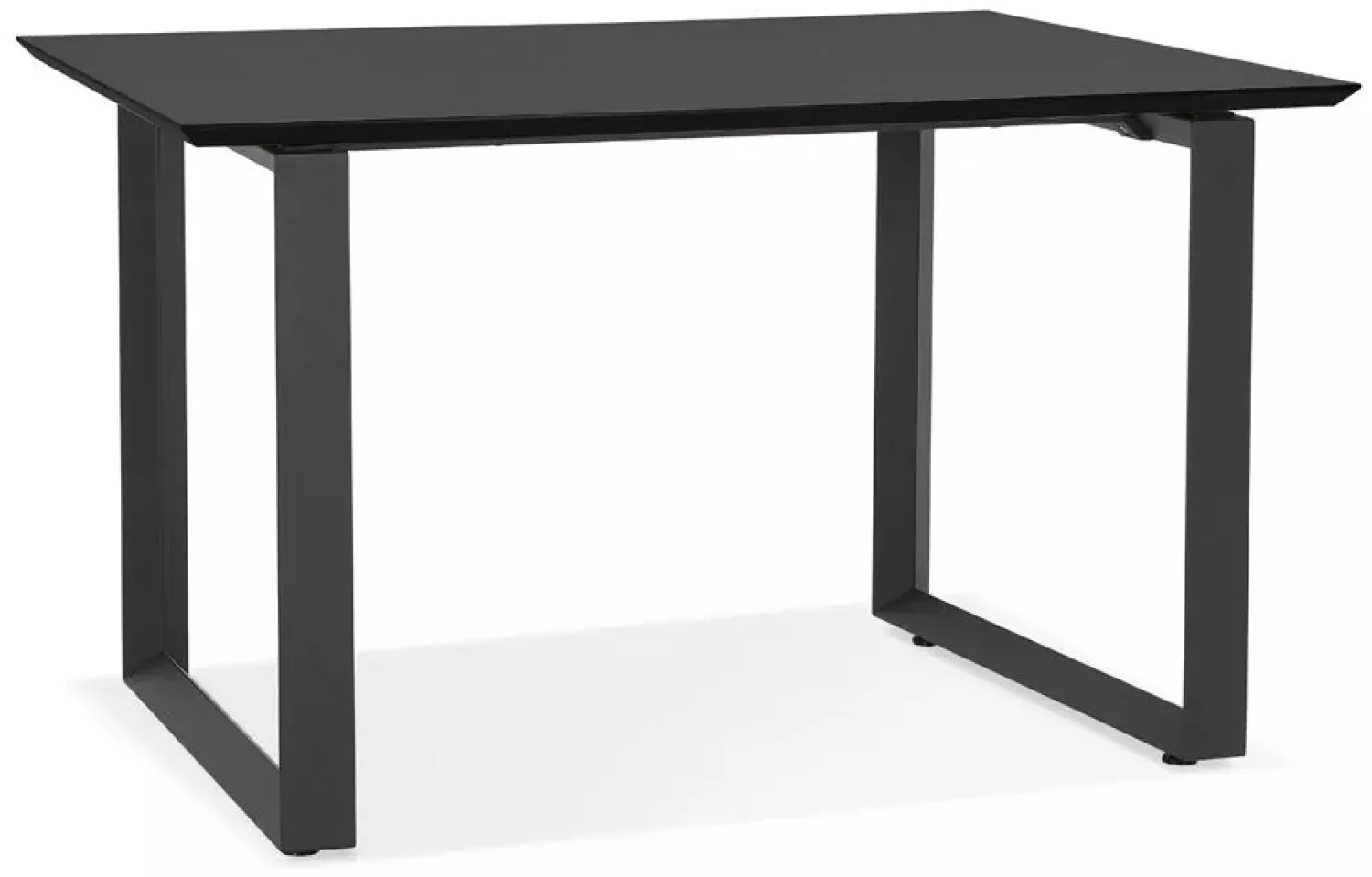 Kokoon Design Schreibtisch Clemence Holz Schwarz 130 cm Bild 1