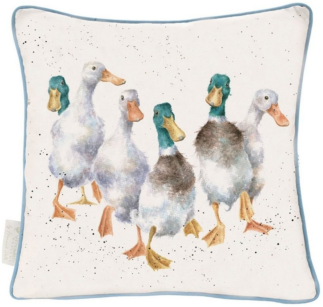 Wrendale Kissen inkl. Füllung, Motiv Enten, 60x60 cm Bild 1